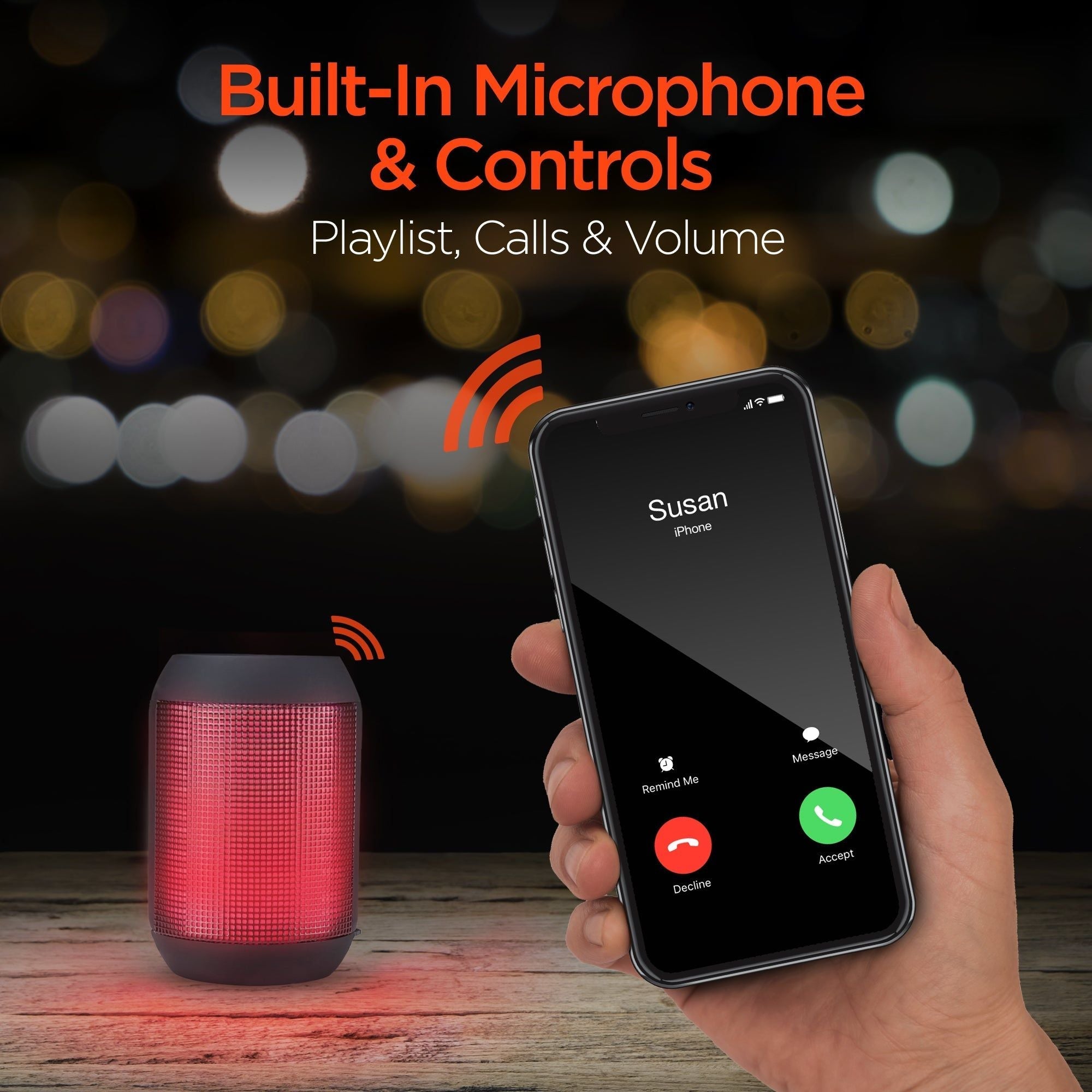 Rave Mini Wireless LED Speaker