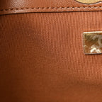 Suede Calfskin Shiny Lambskin Quilted Small Coco Base Shopping Bag Beige Brown