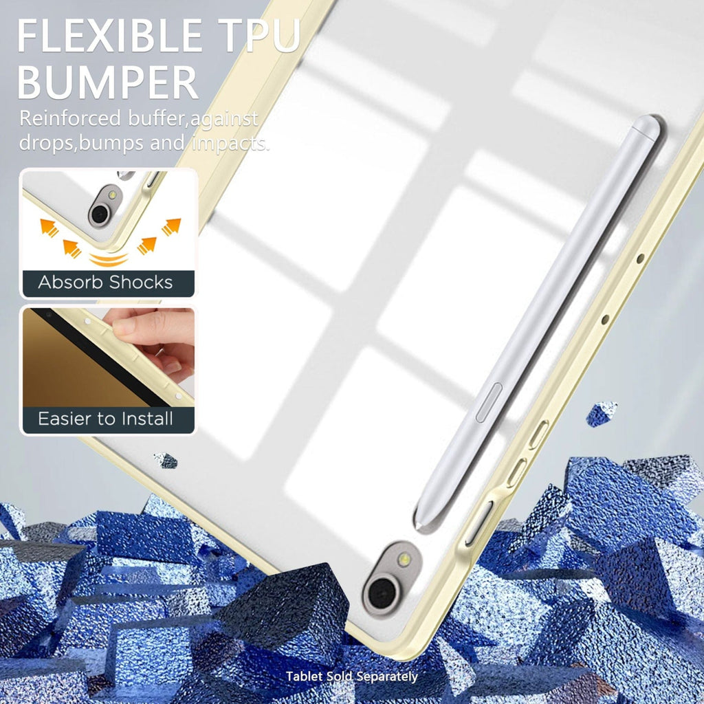 SAHARA - Venture Series Folio Case for Samsung Galaxy Tab S10 FE+ - Beige