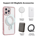 Entronix [Magnetic] Case Compatible with iPhone 14 Plus - [Clear Back] Luxury Diamonds