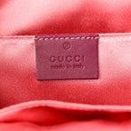 Velvet Matelasse GG Marmont Dome Backpack Fuchsia Violet Cyclamen