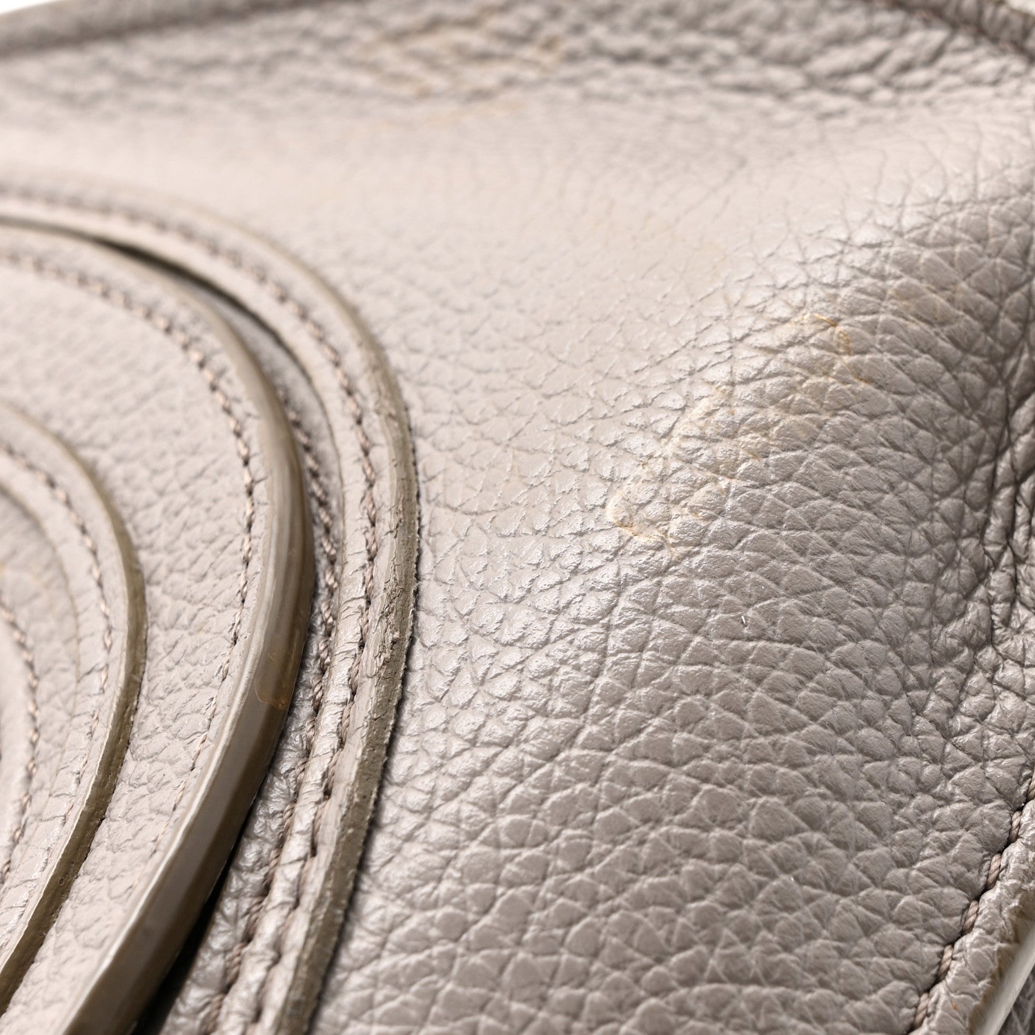 Calfskin Medium Marcie Satchel Cashmere Grey