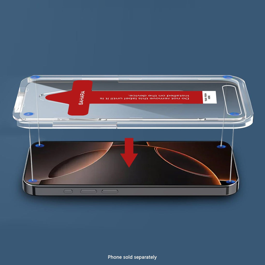 SAHARA - ZeroDamage Tempered Glass Screen Protector - Apple iPhone 16 Pro - ZD00155