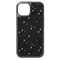 High smartphone case, Flat Back crystals, iPhone 15, Black