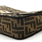 Fabric Jacquard FF 1974 Medium Baguette Tobacco Moro Black