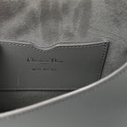 Box Calfskin Medium Bobby Flap Gray