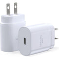 Entronix 25W USB-C Wall Charger - 2-Pack Fast Charging Adapter for iPhone, Pixel, and Galaxy
