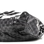 Crystal Monogram Hysteria Tote Navy Blue