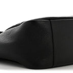 Grained Deerskin Bea Tote Black