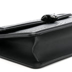 Quilted Nappa Smooth Calfskin Serpenti Forever Diamond Blast Shoulder Bag Black