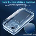 Reiko High Quality 2X Clean Pc And Tpu Bumper Case In Clear For Apple Iphone 14 Pro Max