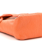 Textured Calfskin Mini Pashli Satchel Orange