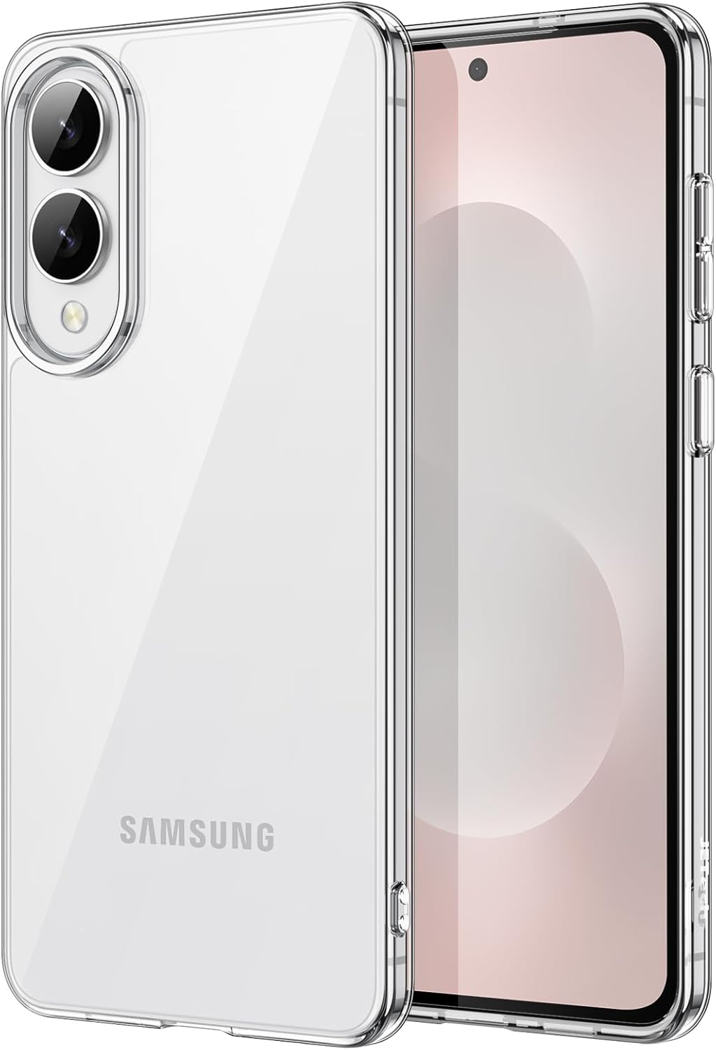 Entronix Case Compatible with Galaxy S25 Edge - [Hard Back] Clear Cover