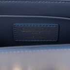 Box Calfskin 30 Montaigne Box Bag Blue