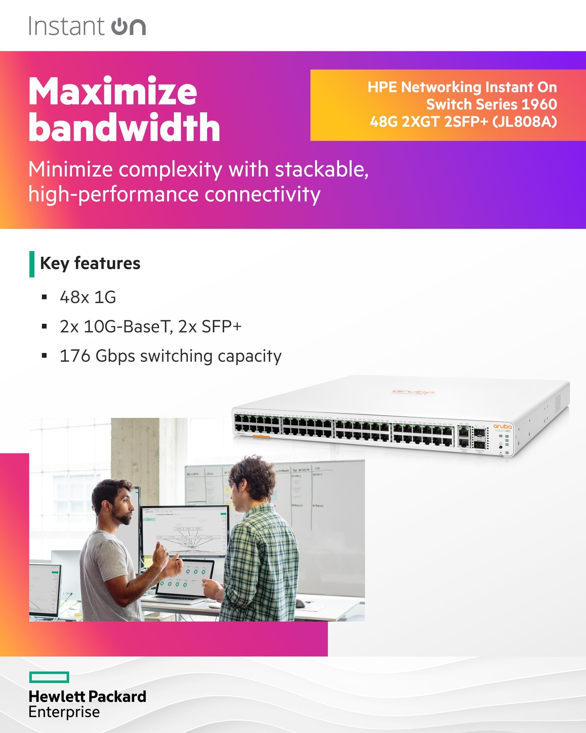 Instant On 1960 48G 2XGT 2SFP+