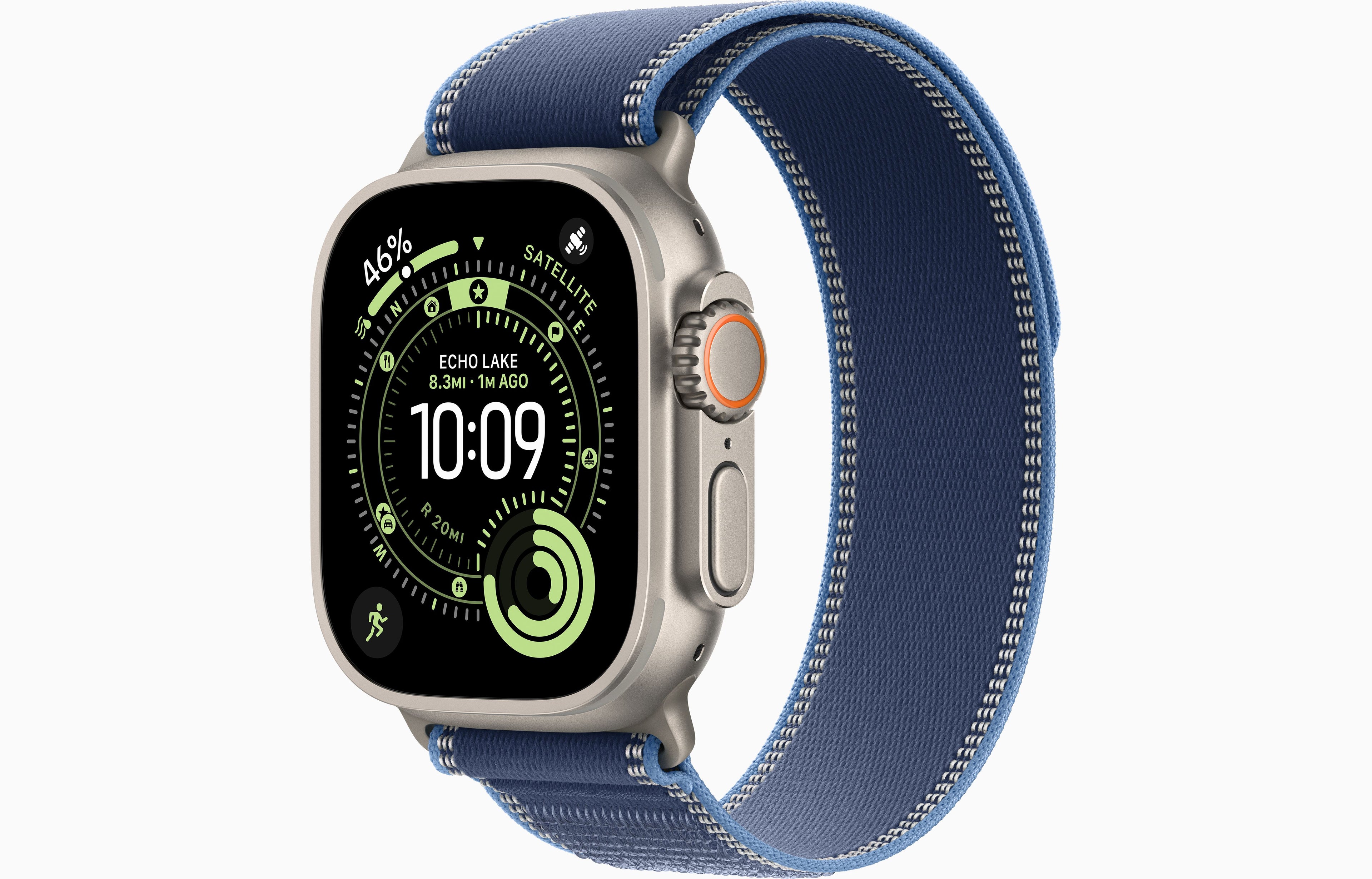 Apple Watch Ultra 3 GPS + Cellular 49mm Natural Titanium Case with Natural Titanium Milanese Loop