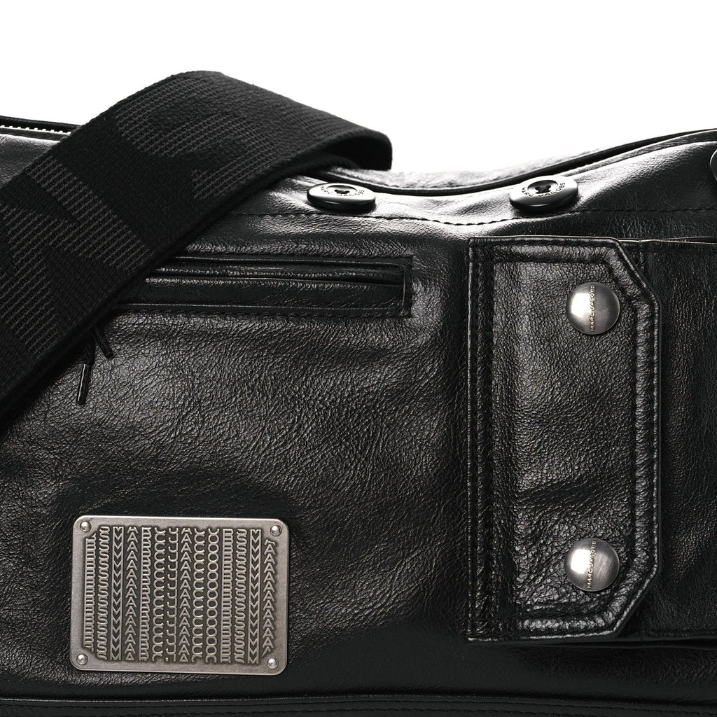 Goatskin The Large Cargo Bag Black