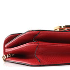 Dollar Calfskin Small Interlocking G Shoulder Bag Red