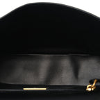 Nappa Small FF Embossed Midi Chain Baguette Black
