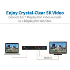 5K 60Hz USB C Dual Display Dock