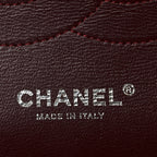 Lambskin Quilted Jumbo Double Flap Black