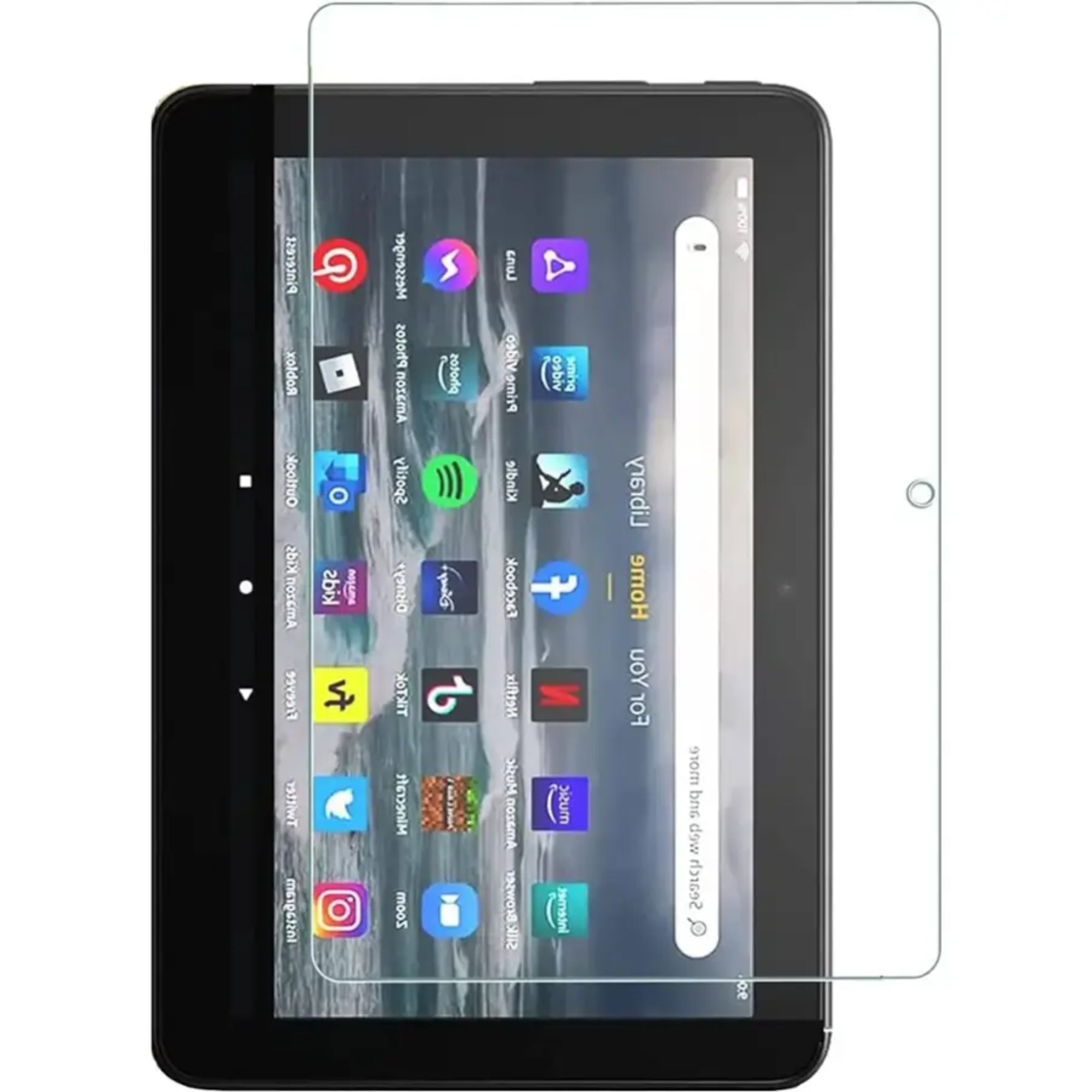 SAHARA - ZeroDamage Ultra Strong+ HD Tempered Glass Screen Protector for Amazon Fire 7 (2022) - Clear
