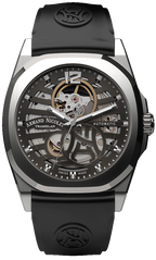 Armand Nicolet Men's Watch J09 Skeleton 41mm Grey Black