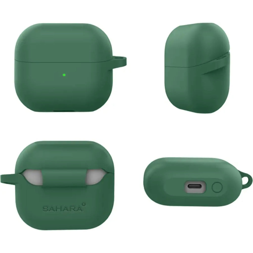 SAHARA - Venture Series Silicone Case for Samsung Galaxy Buds3 and Buds3 Pro Headphones - Cactus Green