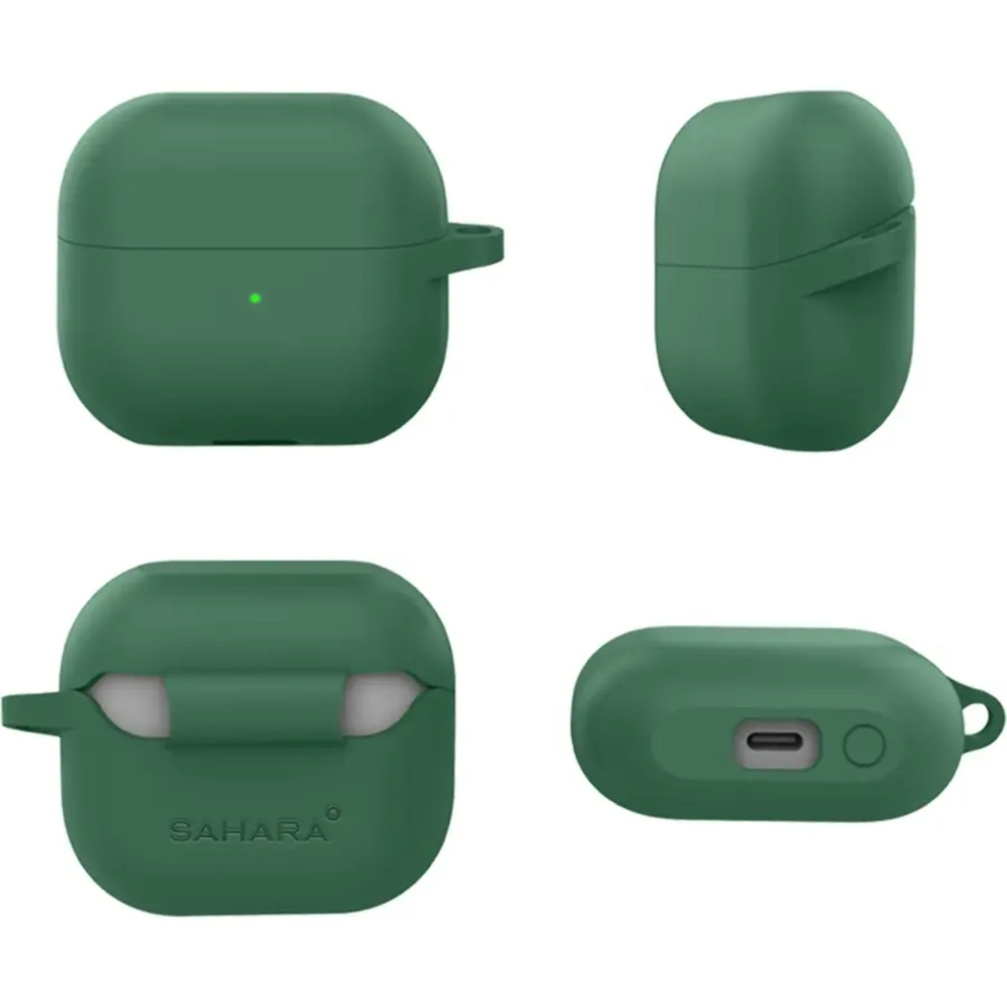 SAHARA - Venture Series Silicone Case for Samsung Galaxy Buds3 and Buds3 Pro Headphones - Cactus Green