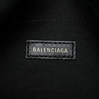 Arena Calfskin Medium Monaco Chain Shoulder Bag Black