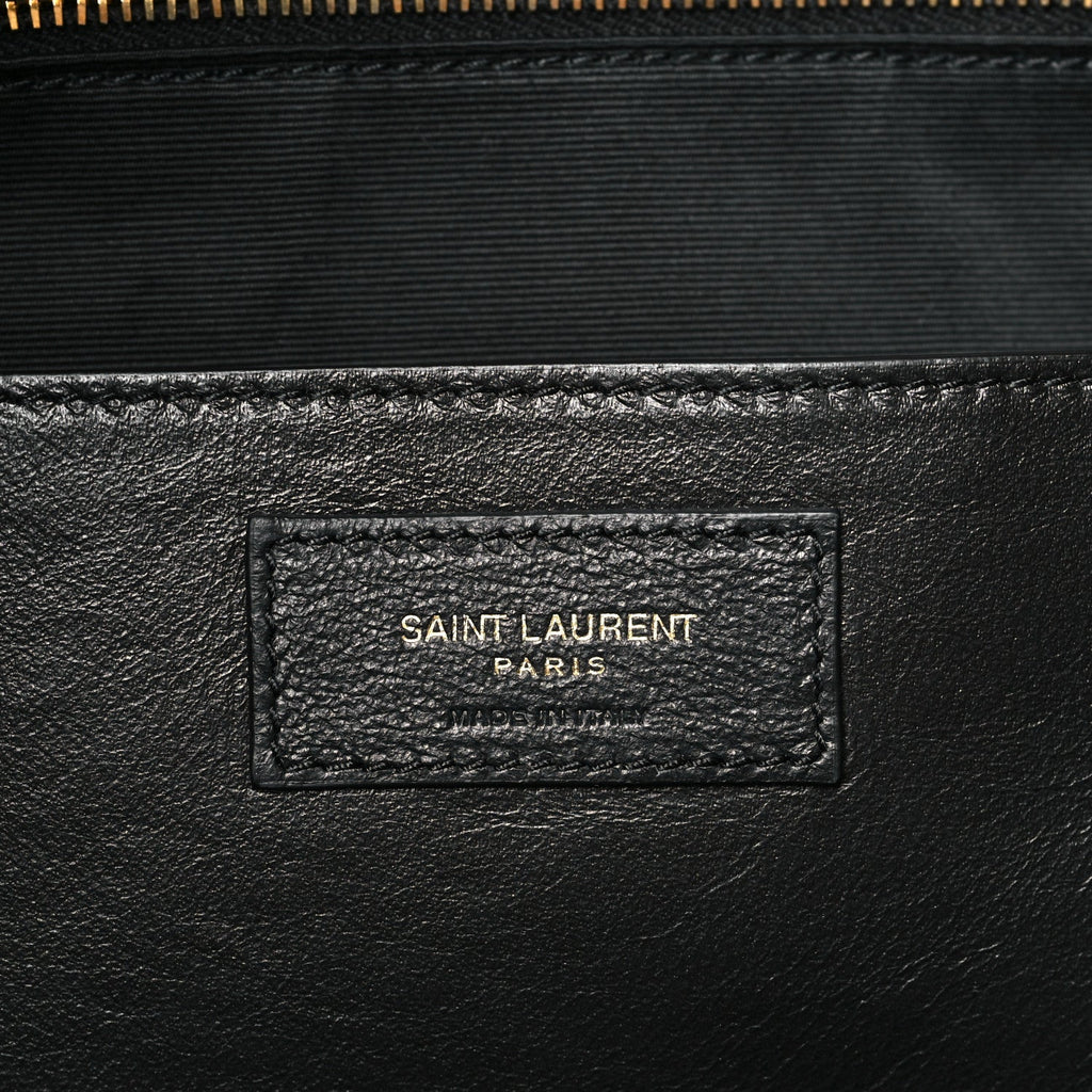 Lambskin Matelasse Monogram Large Jamie 4.3 Dark Sweet Chocolate