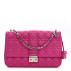 Lambskin Cannage Large Miss Dior Flap Sorbet