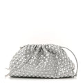 Metallic Fabric Bubble Wrap The Mini Pouch Silver