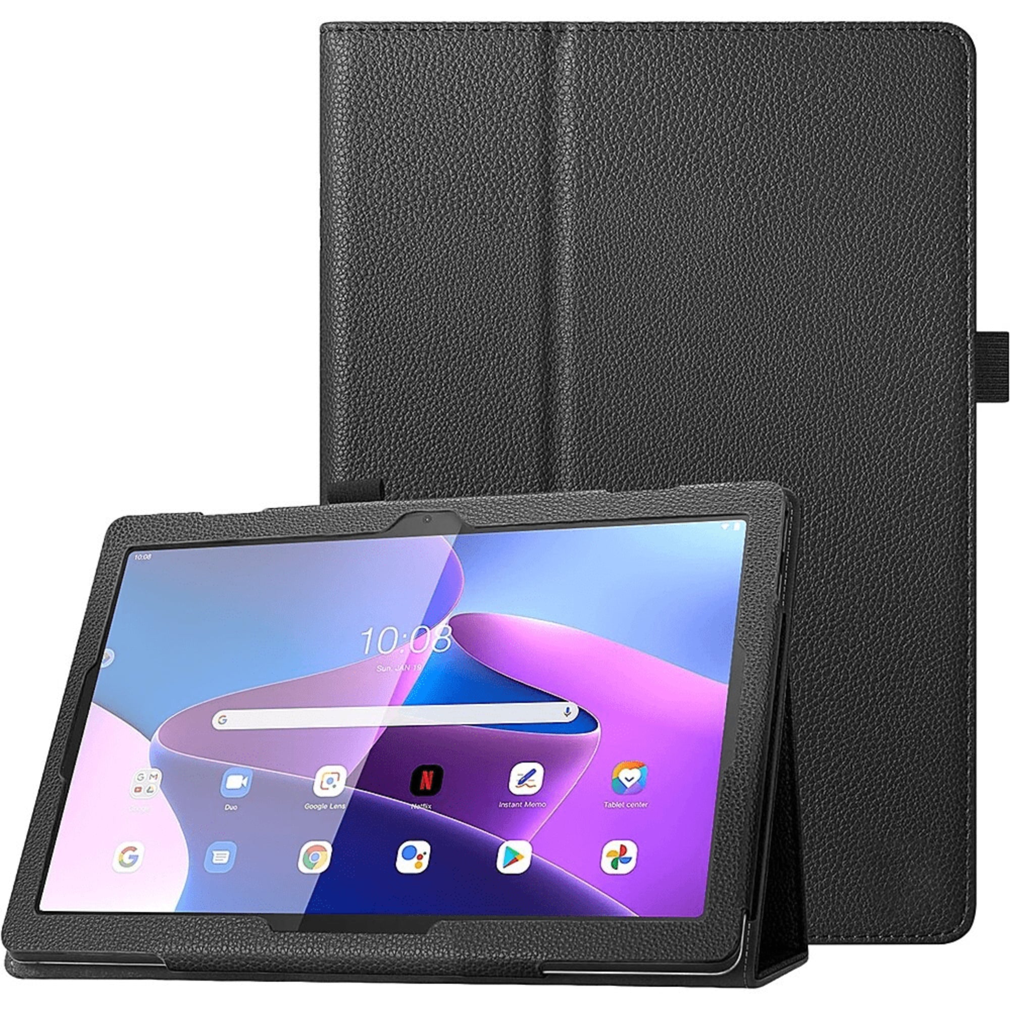 SAHARA - Folio Case for Lenovo Tab M10 Plus (3rd Gen) - Black