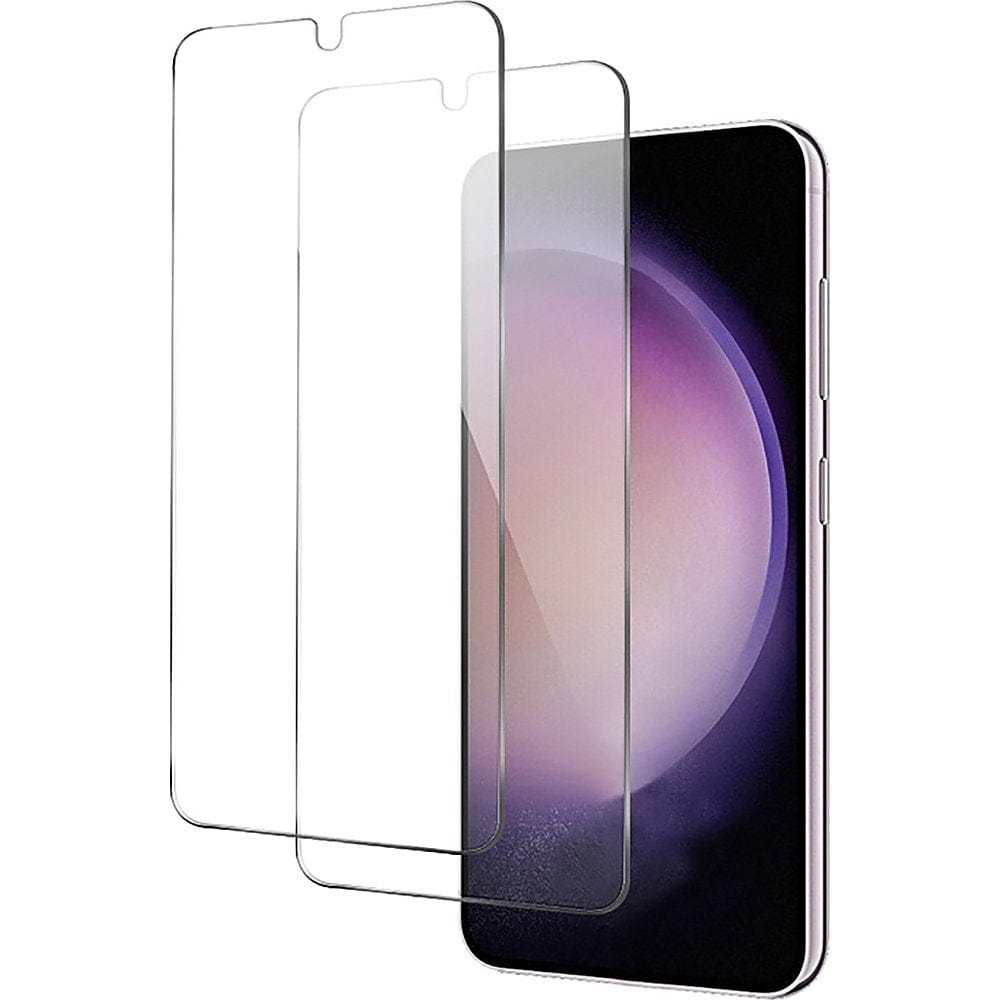 SAHARA - ZeroDamage Ultra-Strong+ Tempered Glass Screen Protector (2-Pack) - Samsung Galaxy S23