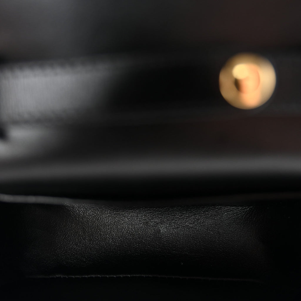 Shiny Calfskin Mini Triomphe Black