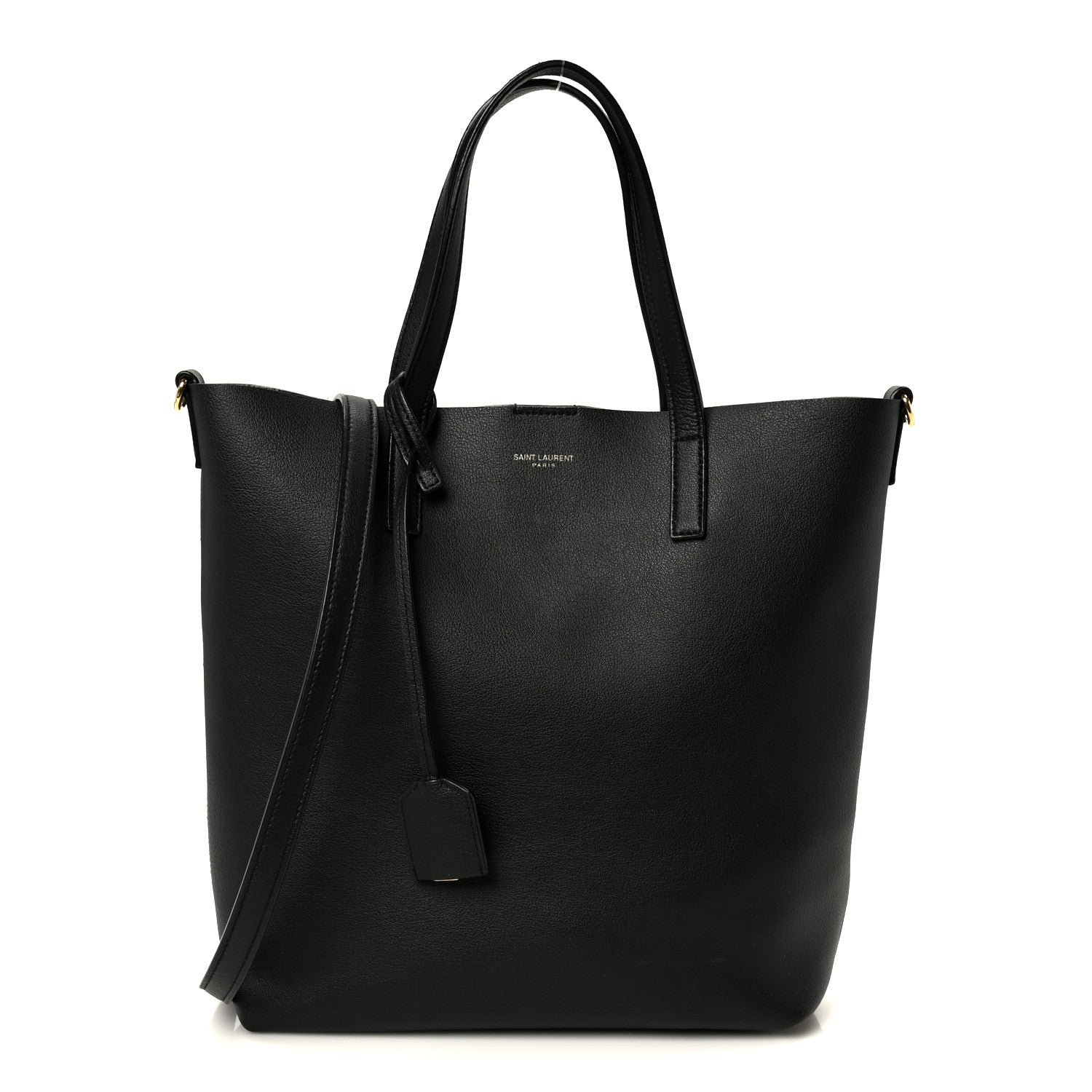 Calfskin Toy Shopping Tote Black