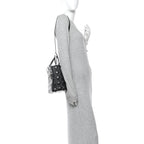 Lambskin Cannage Medium Lady Dior Black