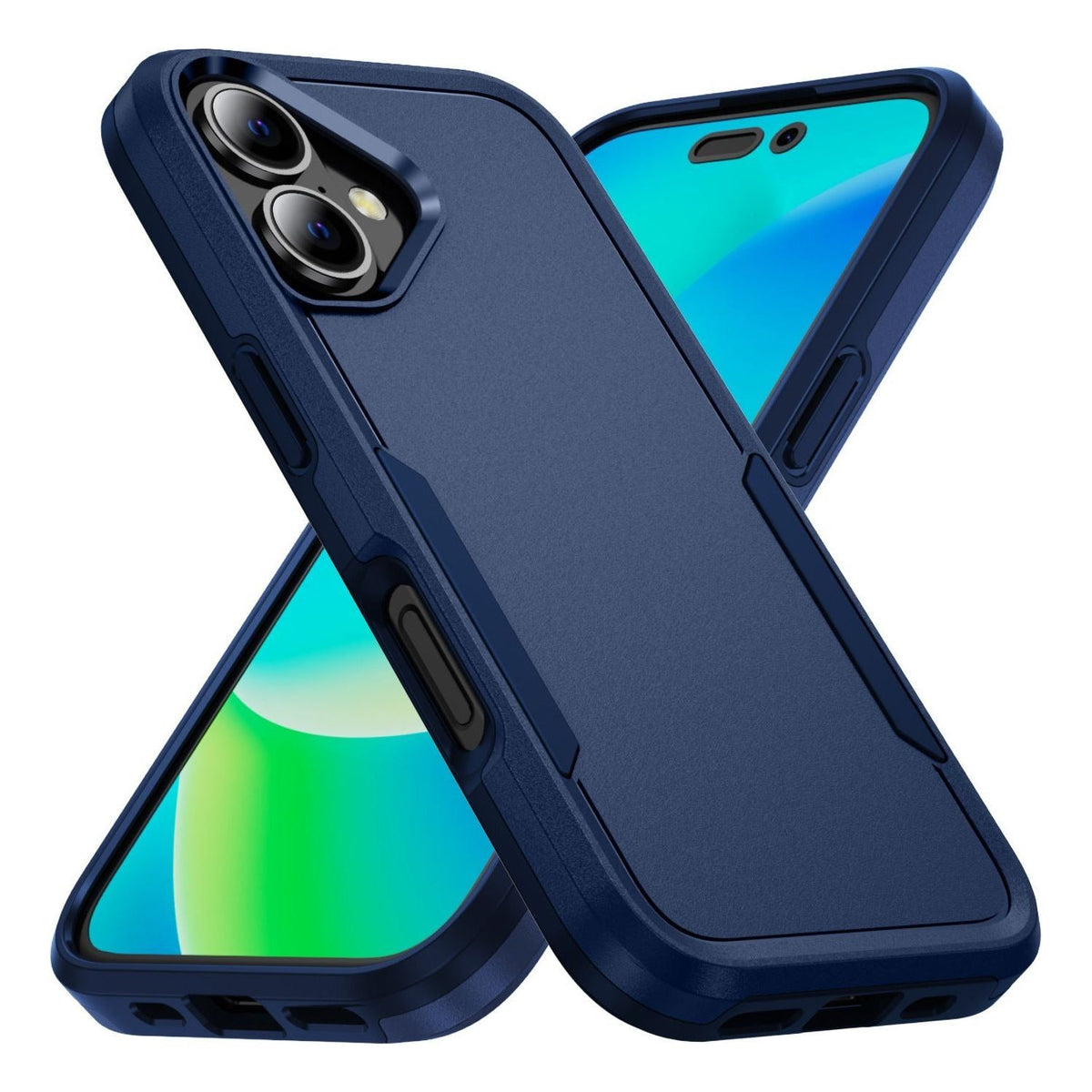 Entronix Case Compatible with iPhone 16 - Soft-Touch Dual-Layer Sleek Cover