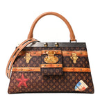 Calfskin Transformed Monogram Time Trunk Crown Frame Bag