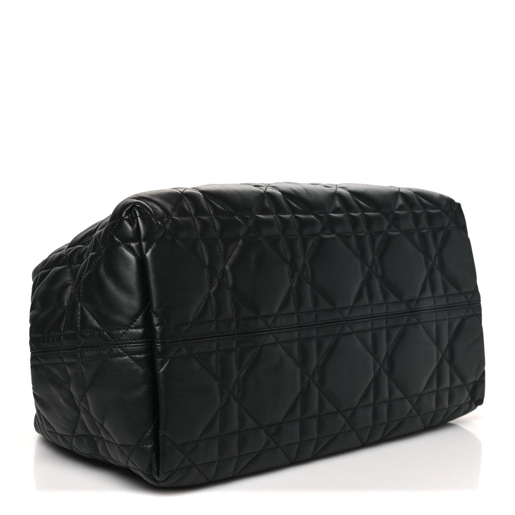 Calfskin Macrocannage Large Toujours Black