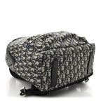 Oblique Calfskin Rider Backpack Beige Black