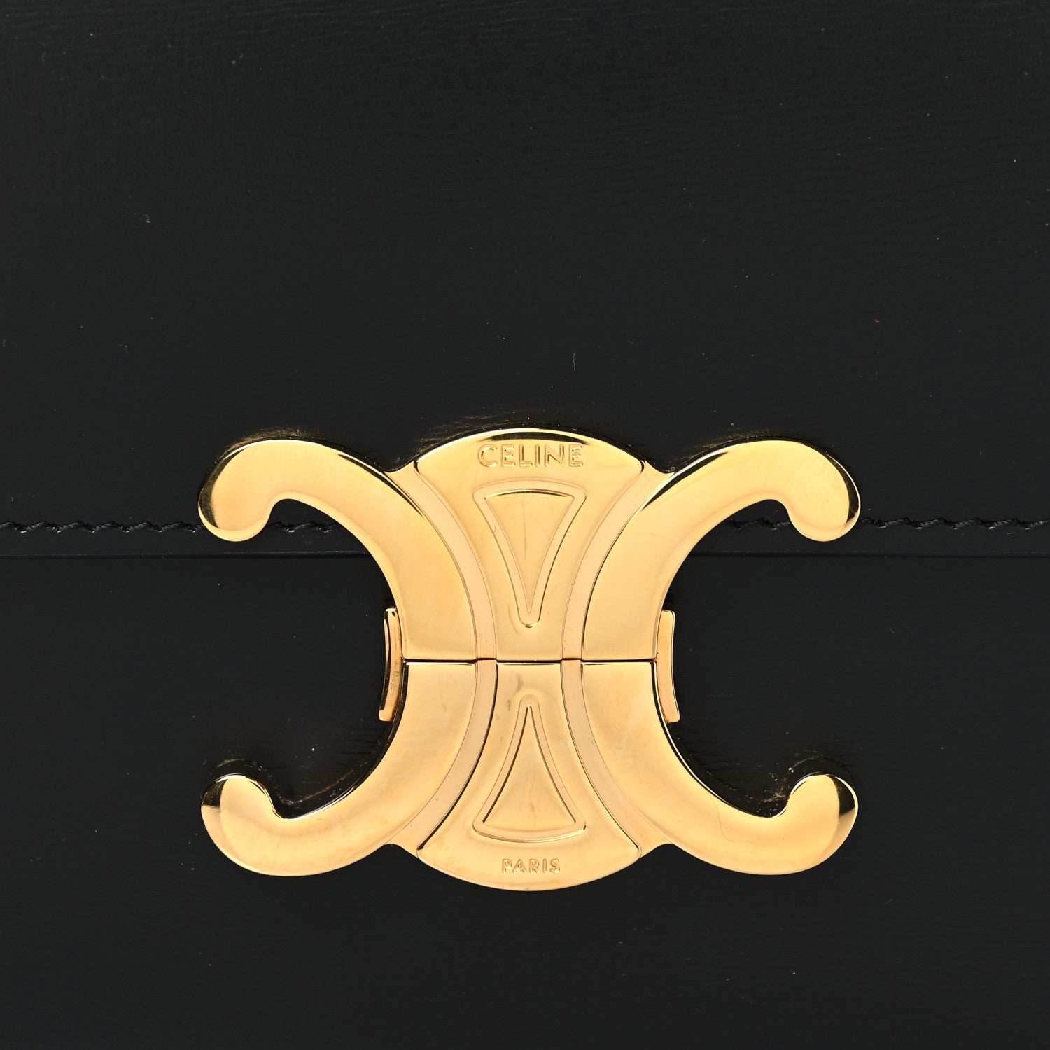 Shiny Calfskin Teen Triomphe Black