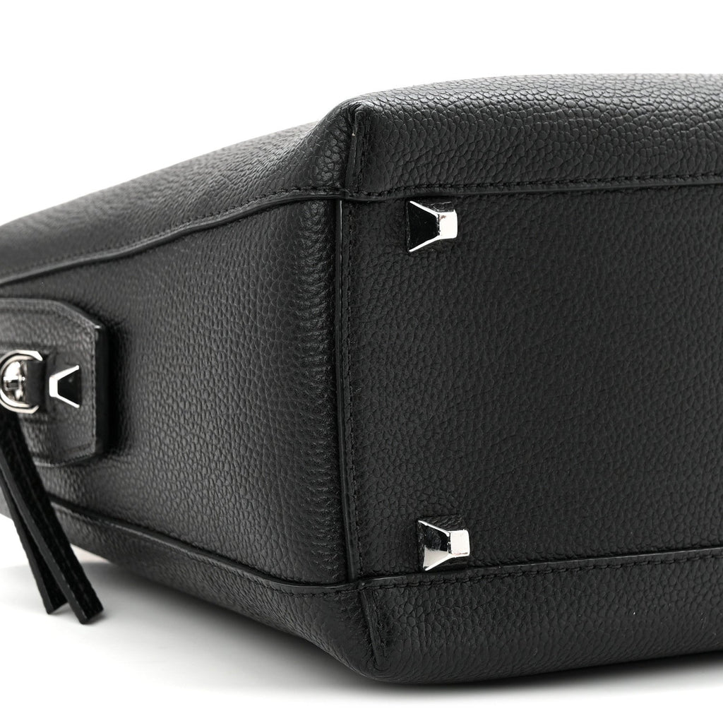 Grained Calfskin Medium Ella Boston Black