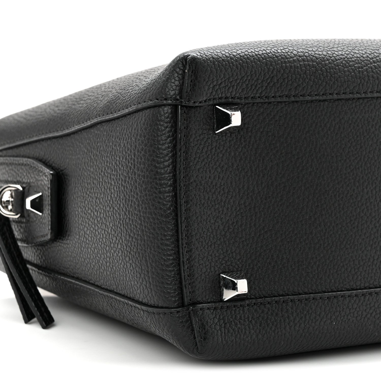 Grained Calfskin Medium Ella Boston Black