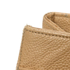 Caviar Turnlock Tote Beige