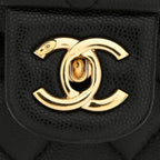 Caviar Quilted Mini Urban Spirit Backpack Black