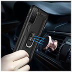 SAHARA - Black Military Kickstand Series Case - Samsung Galaxy S21 FE 5G
