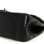 Aged Calfskin Quilted 2.55 Reissue 225 Flap Black