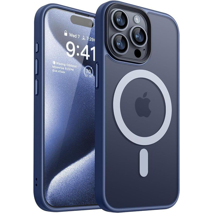 Entronix [Magnetic] Case Compatible with iPhone 16 Pro Max - Translucent Frosted Matte